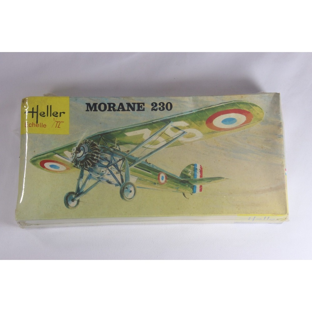 Vintage Heller Morane 230 1/72 Model Plane Kit L098 WWII French Military Sealed